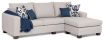 Nova Double Sofa Bed featuring Reversible Chaise