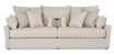 Victoria 3 Seater Sofa featuring Warwick Husk Linen fabric