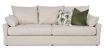 Victoria 3 Seater Sofa featuring Warwick Husk Linen fabric