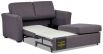 Tamara sofa bed in Henley Kangaroo fabric, featuring all-in-one Belgian mechanism with high density foam. 