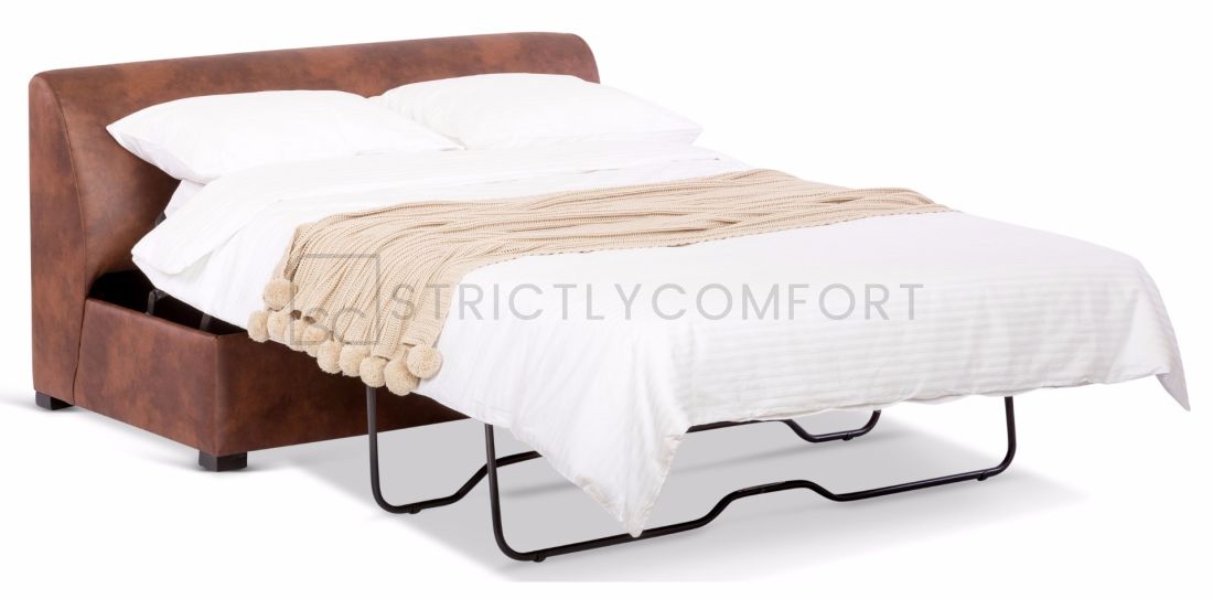 Bronte Armless Sofa Bed featuring Spring and Latex mattress