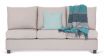 Bailey Armless Large Queen Sofa Bed featuring Compact Design