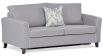 Caprice Queen Sofa bed featuring Warwick Keylargo fabric and additional contrast white piping.