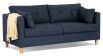 Elwood 3 Seater Sofa featuring Warwick Keylargo fabric with Optional Buttons