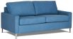 Prada sofa featuring Warwick Pulsar range in blue denim colour with Metal legs