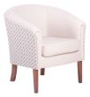 Tub Armchair featuring combination of Warwick fabrics