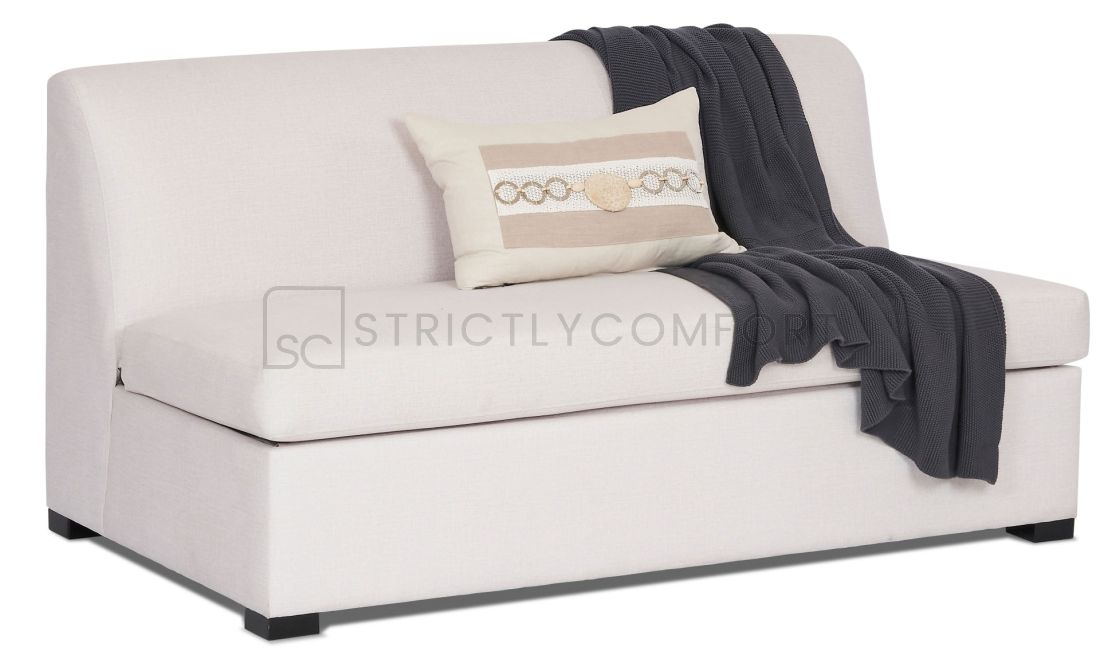 Modern Bronte Armless Sofa in Fabrics Custom Made in Sydney