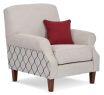 Stone Harbor chair featuring Warwick Jarvis range and Warwick Wakefield pattern range in cream colour with hints of red