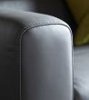Stressless Fiona Sofa Upholstered Arm in Paloma Rock Leather