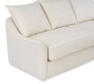 Victoria 3 Seater Sofa featuring Warwick Husk Linen fabric