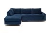 The Prada Sofa with bold metallic legs