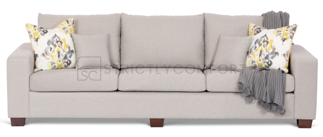 Nova Large Queen Sofa Bed featuring Wortley Tekno fabric