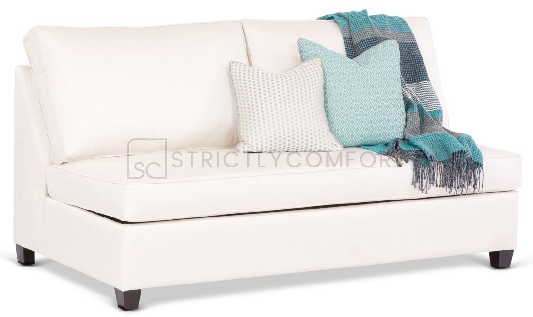 Bailey Armless Sofa Bed featuring compact design