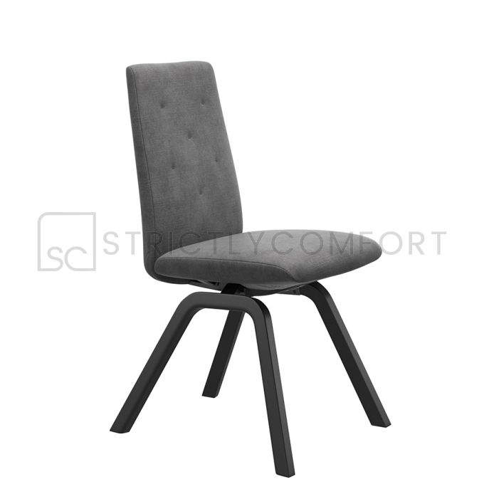 Stressless Medium Dining Chair with Low Back and D200 Legs