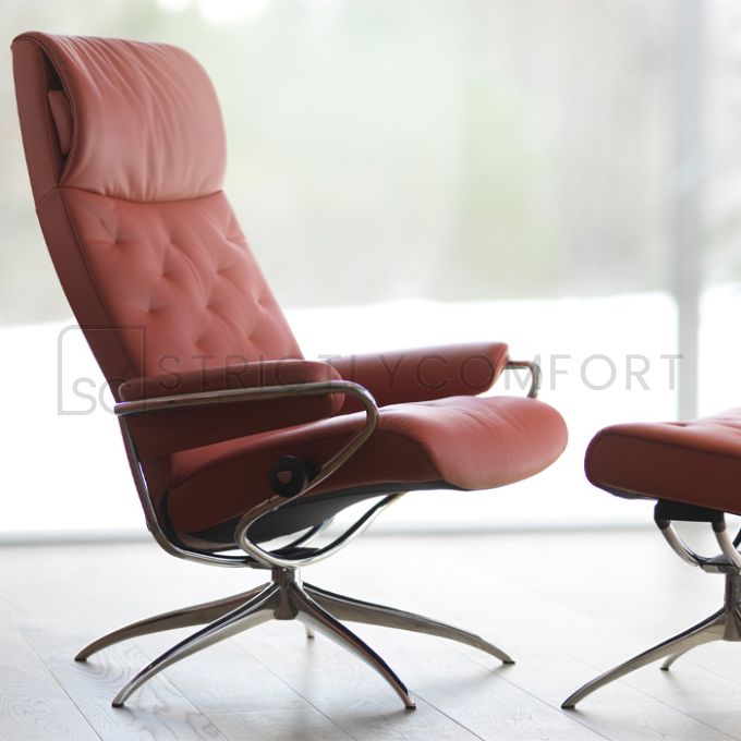 Stressless Metro Recliner with High Back and Star Base