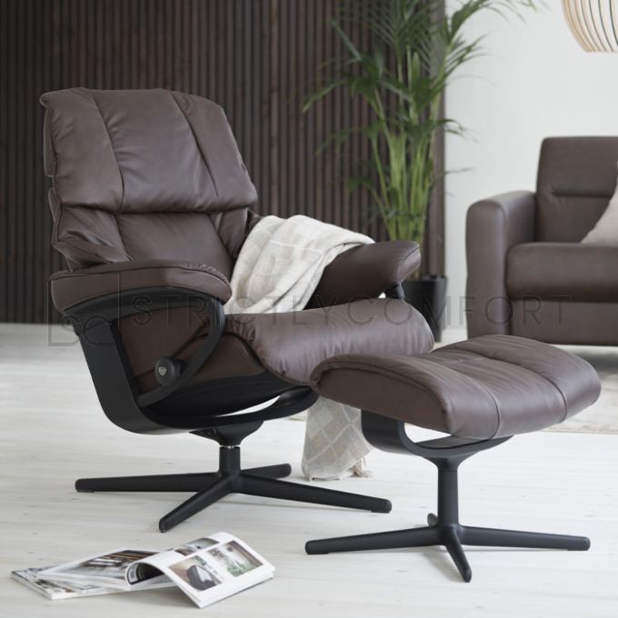 Stressless Reno Recliner Chair with Cross Base