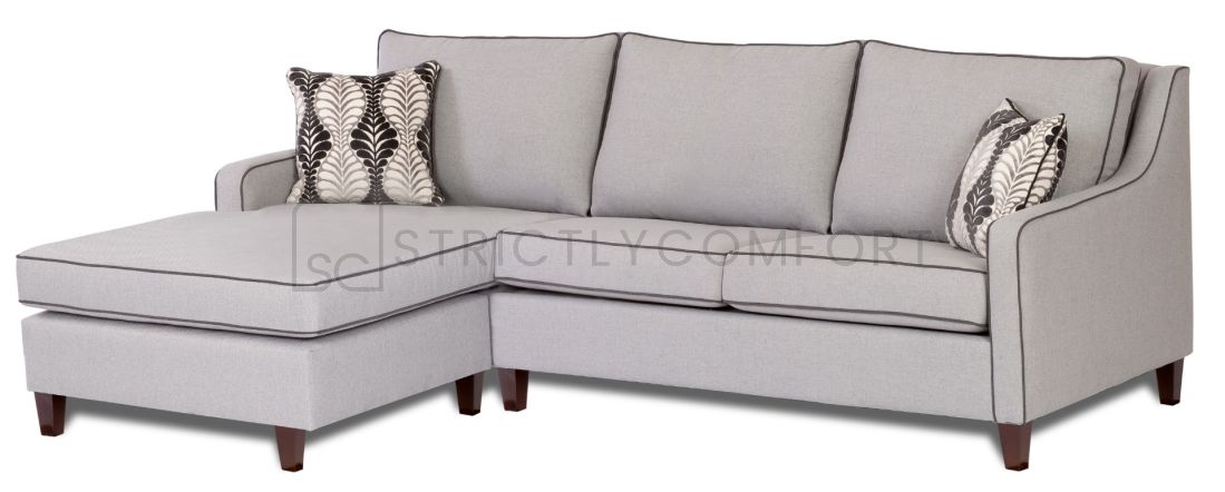 Versace Modular featuring Warwick Cube grey fabric with Charcoal piping