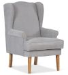 Ritz Feature Chair upholstered in Wortley Indulge Oyster fabric