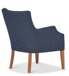 Sparrow chair featuring Warwick Keylargo Navy fabric