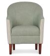 Sydney chair featuring Warwick Husk Atoll fabric with Wells Atoll pattern