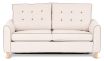 Aurora 2.5 Seater Sofa featuring clear legs