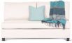 Bailey Armless Queen Sofa Bed featuring compact design