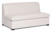 Bronte double sofa bed featuring Warwick Mazza fabric in light cream 