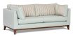 Villa Sofa featuring Warwick Vegas fabrics with stripped pattern.