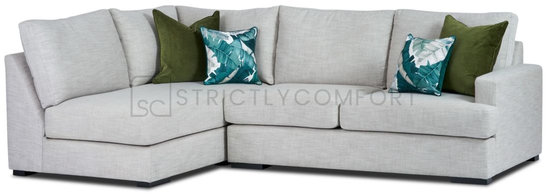 Bahamas Modular Sofa with Return Chaise upholstered in Profile Adonis Flax