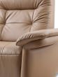 Stressless Mary Recliner Chair in Paloma Funghi Leather, featuring Upholstered Arms 