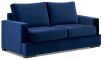 Bahamas sofa featuring Warwick Plush range in navy blue velvet