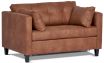 Elwood Single 2 seater size sofa bed in Warwick Eastwood Tan fabric