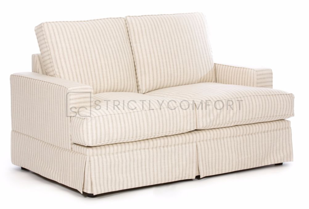 Suzanne 2 Seater Sofa featuring Dunlop Feather Wrap and optional Skirting 