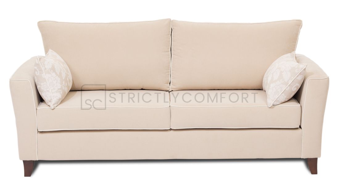 Caprice 3 Seater Sofa featuring Zepel fabrics with side cushions