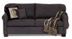 Carmen Sofa 3 Seater featuring Warwick Manisa Charcoal Grey fabric with self piping