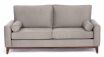 Aurora 3 Seater Sofa featuring timber base and bolster cushions