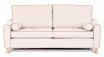 Aurora Queen Sofa Bed featuring Warwick Prague cream fabric with Contrast Piping