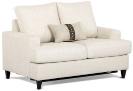 Alora Single Sofa bed featuring Zepel Antique Beige fabric 