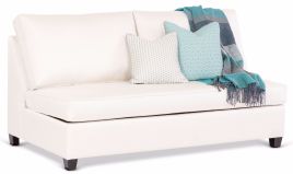 Bailey Armless 2.5 Seater Sofa, featuring Wortley Oslo Opal