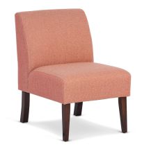 Bondi armless feature chair in Warwick Fabric