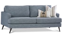 Eclipse 2.5 Seater Sofa featuring Wortley Mona Aquamarine fabric