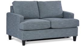 Elwood Single 2 seater size sofa bed in Warwick Eastwood Tan fabric
