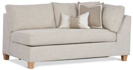 Melody Double Sofa Bed featuring Wortley Denver Oyster light grey with linen look fabric