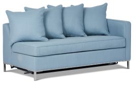 Mirage Chaise with metal legs 
