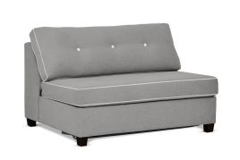 Neo Single Sofa Bed in Warwick Keylargo Zinc 