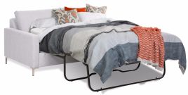 Prada Single Sofa Bed featuring Zepel Fabrics and Spring Mattress