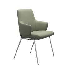 Stressless Large Dining Chair with Arms, Low Back and D300 Legs