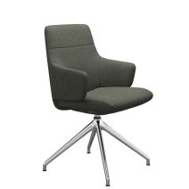 Stressless Large Dining Chair with Arms, Low Back and D350 Legs