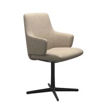 Stressless Large Dining Chair with Arms, Low Back and D450 Legs