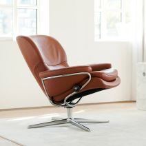 Stressless Rome Recliner Chair with Cross Base and Low Back